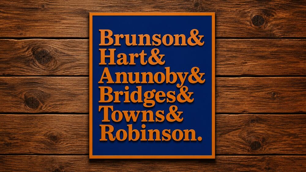 New York Basketball Sign Madison Square Garden Knicks